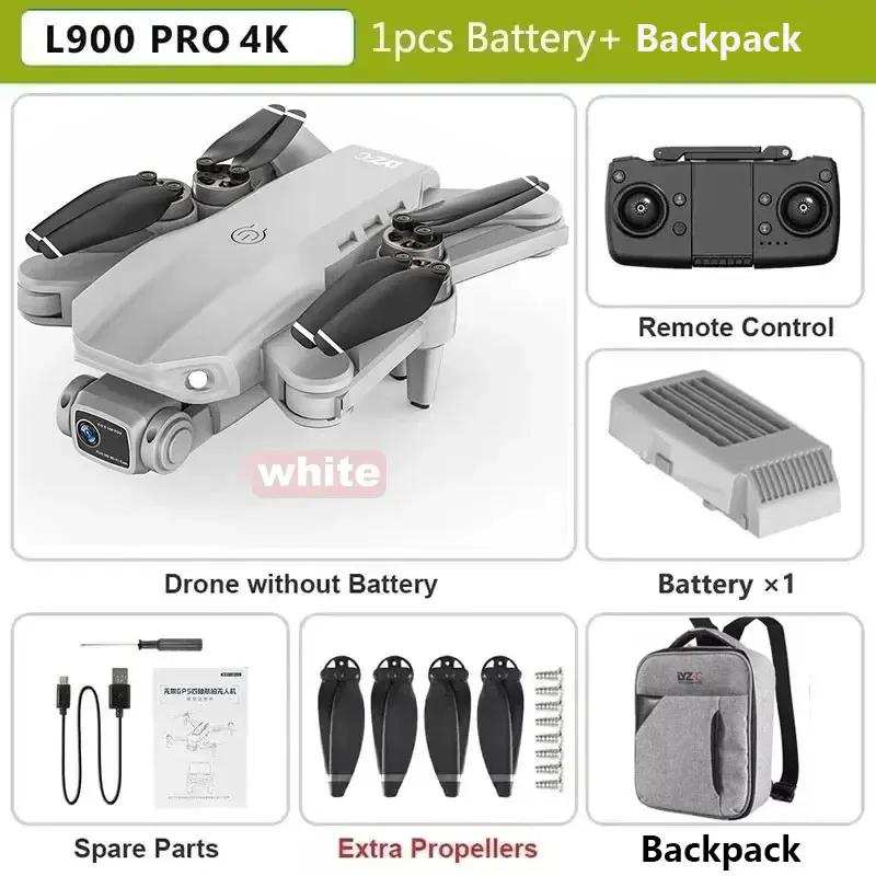 L900 Pro SE MAX GPS Drone 4K Professional Dual HD Camera 5G WIFI 360° Obstacle Avoidance Brushless Motor Rc FPV Quadcopter Dron