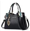Women Fashi Simplicity Solid Color Handbag Design Silk Scarf Single Shoulder Crossbody Bag