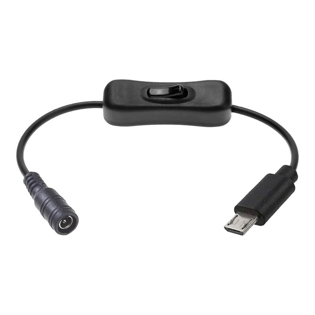 USB/Type C/Micro USB/Mini USB Male To 5.5x2.1mm Female Power Adapter Connector Cable Charging Adapter Converter 5V