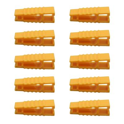 10x Outil Extracteur de Fusibles pour RV, Camion, Véhicule Clips Jaunes Mini et Standard Fusible Auto Outils Pince à Épiler d'Extraction de Fusible Fusible