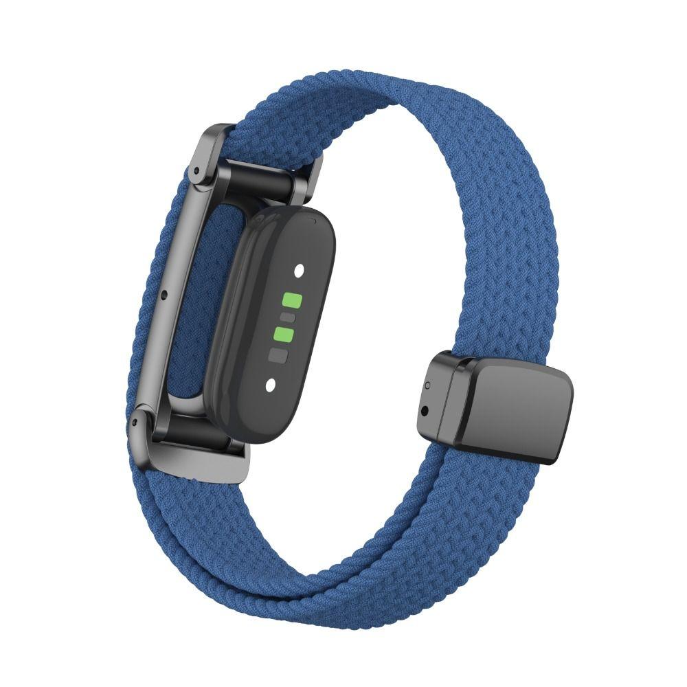 Geflochtenes Nylon Sportarmband Elastisches Bizepsband Fitness-Tracker-Armband für Google Fitbit Air für Damen Herren