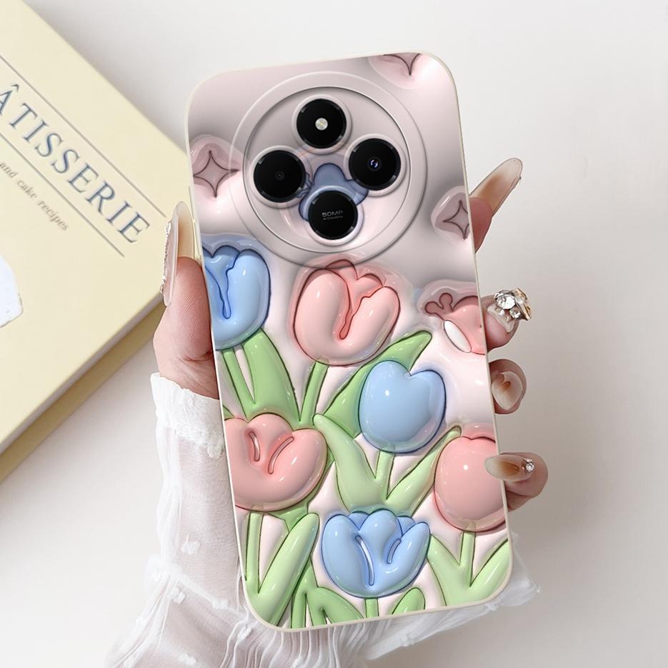 For Xiaomi Redmi 14C Case PocoC75 Cute Panda Cartoon Cover Soft TPU Phone Case For Xiaomi Poco C75 C 75 Redmi14C Back Cover Bags