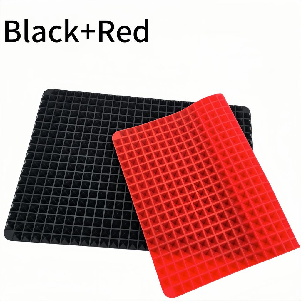 Silicone Large Size Non-Stick Pyramid Cooking Mat for Baking, Microwave Oven, and Pastry - Easy Cleanup and Durable