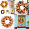 Handmade Farmhouse Fall Wreath Unique Natural Charm With Pine Cones And Berries