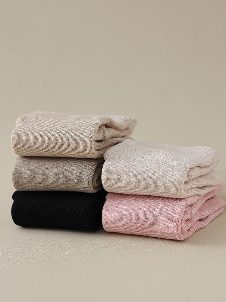 Women's Winter Anti-Odor Five-Toe Mid-Tube Socks - Thick, Warm, Sweat-Absorbent Cotton Terry.