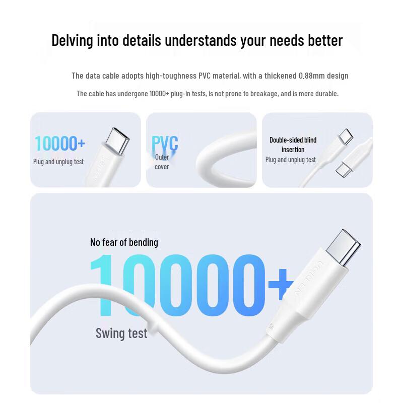 Ugreen Type-C To Type-C 100W Fast Charging Cable