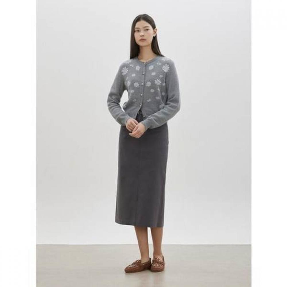 Cc Collect Flower Jacquard Cardigan  C261ksl002 