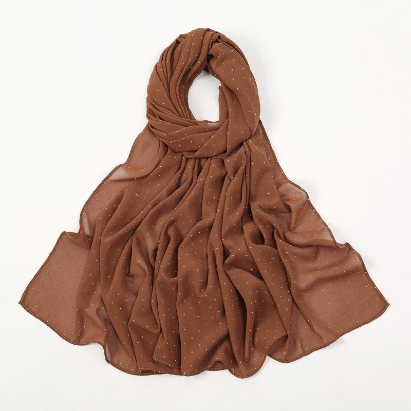 

Жемчужный шифон цыганская звезда горячий бриллиант длинное полотенце женский платок популярный монохромный этнический платок