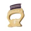 Portable ABS Pet Comb Gentle Ergonomic Handle Pet Hair Removal Comb Massaging Shell Comb Pet Grooming