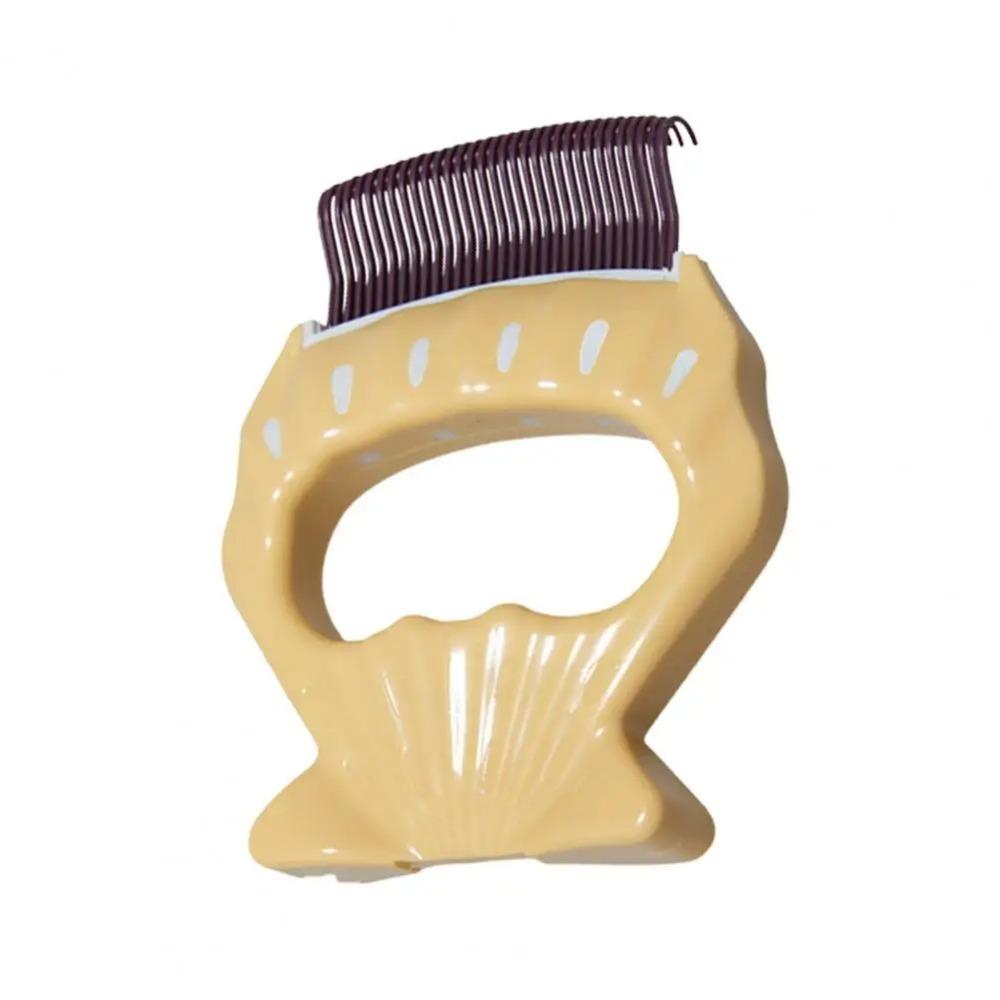 

Portable ABS Pet Comb Gentle Ergonomic Handle Pet Hair Removal Comb Deshedding Brush Home фіолетовий
