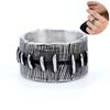 Dark Punk Style Small Batch Premium Stitched Design Men's Ring
