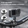 Bicycle Speedometer Bracket High Stability Adjustable Easy To Install Universal Aluminum Alloy Bike Stem Extension Computer Mount Holder