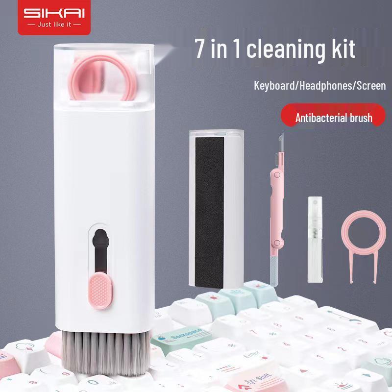 

7-in-1 Portable Keyboard & Earphone Cleaning Kit with Keycap Puller