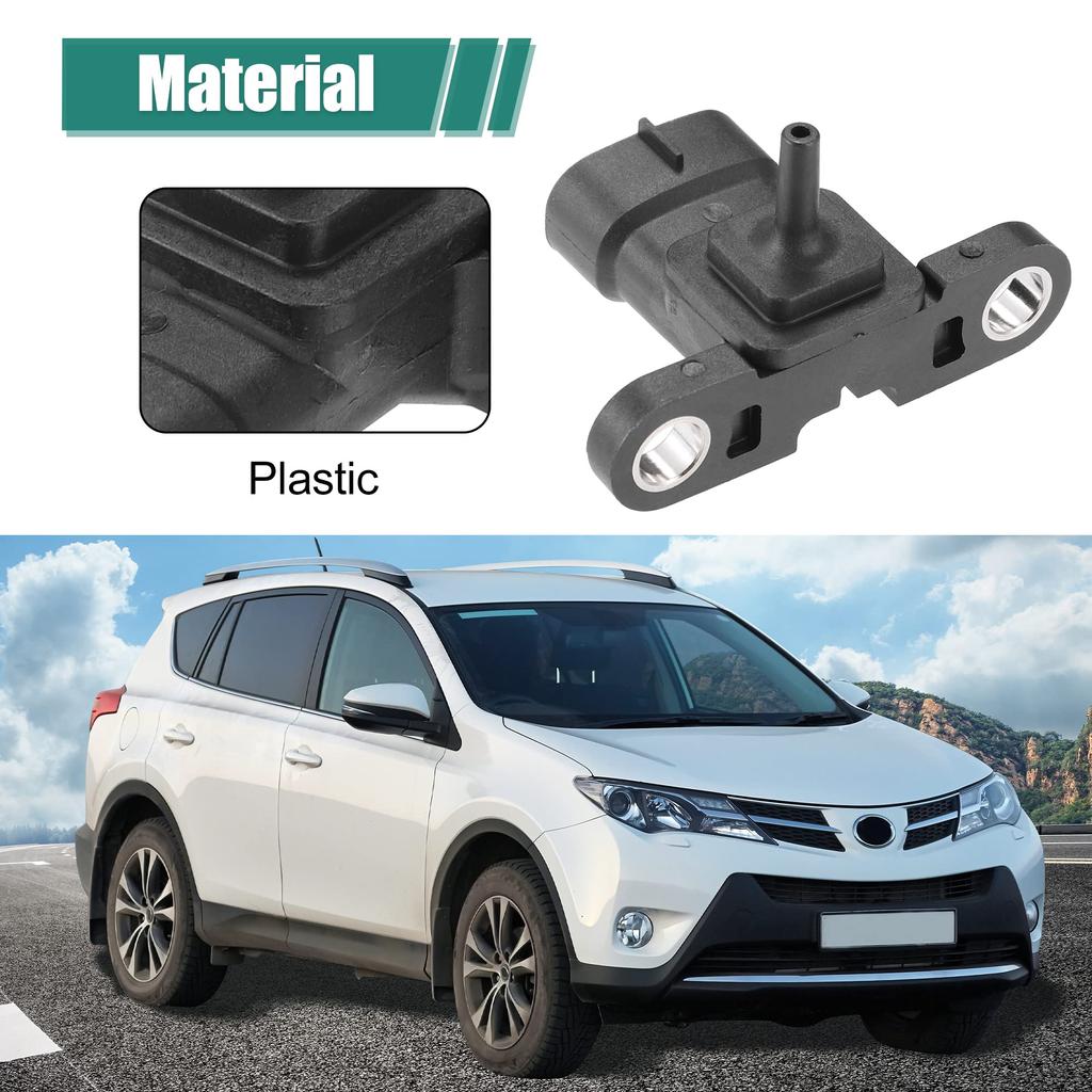 X AUTOHAUX 89420-12230 89420-12250 89420-74010 Manifold Absolute Pressure Sensor for Toy Ota RAV4 2016-2019 Toy Ota Prius 2015-2018
