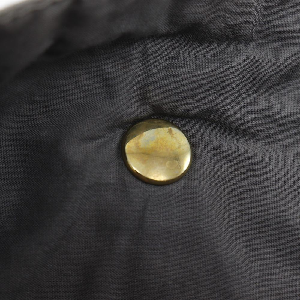 HERMES Amedaba Hippo de Poche Shoulder Bag Long shoulder gray canvas Women Used