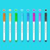 8Pcs Erasable Marker Pen 8 Color Colored Marker Water Based Inks Fast Drying Whiteboard Marker for Office Supplies