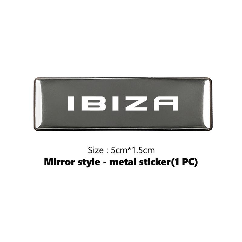 hdzsn4 Car Body Sticker Aluminum Alloy Emblem Decoration Auto Stickers For Seat Exeo Altea Arona Toledo Ibiza Leon E-racer Ateca