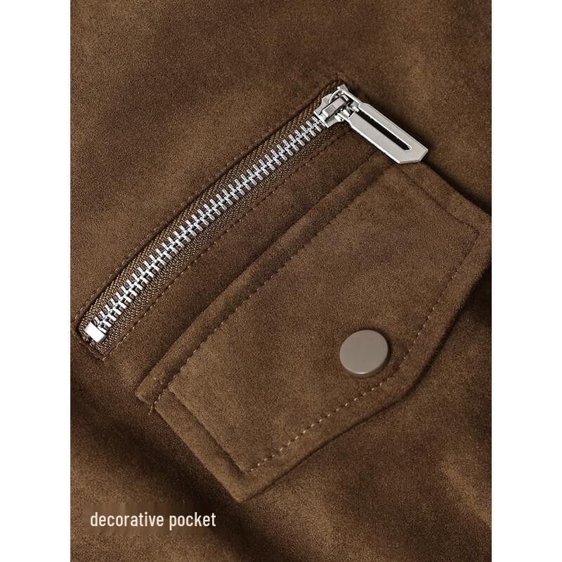 Women's Suede Casual Short Jacket