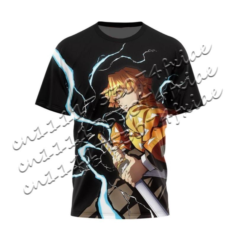 Men s/Women s Kyojuro Rengoku T-Shirt Short Sleeve Demon Slayer Flame Hashira Flame XXS