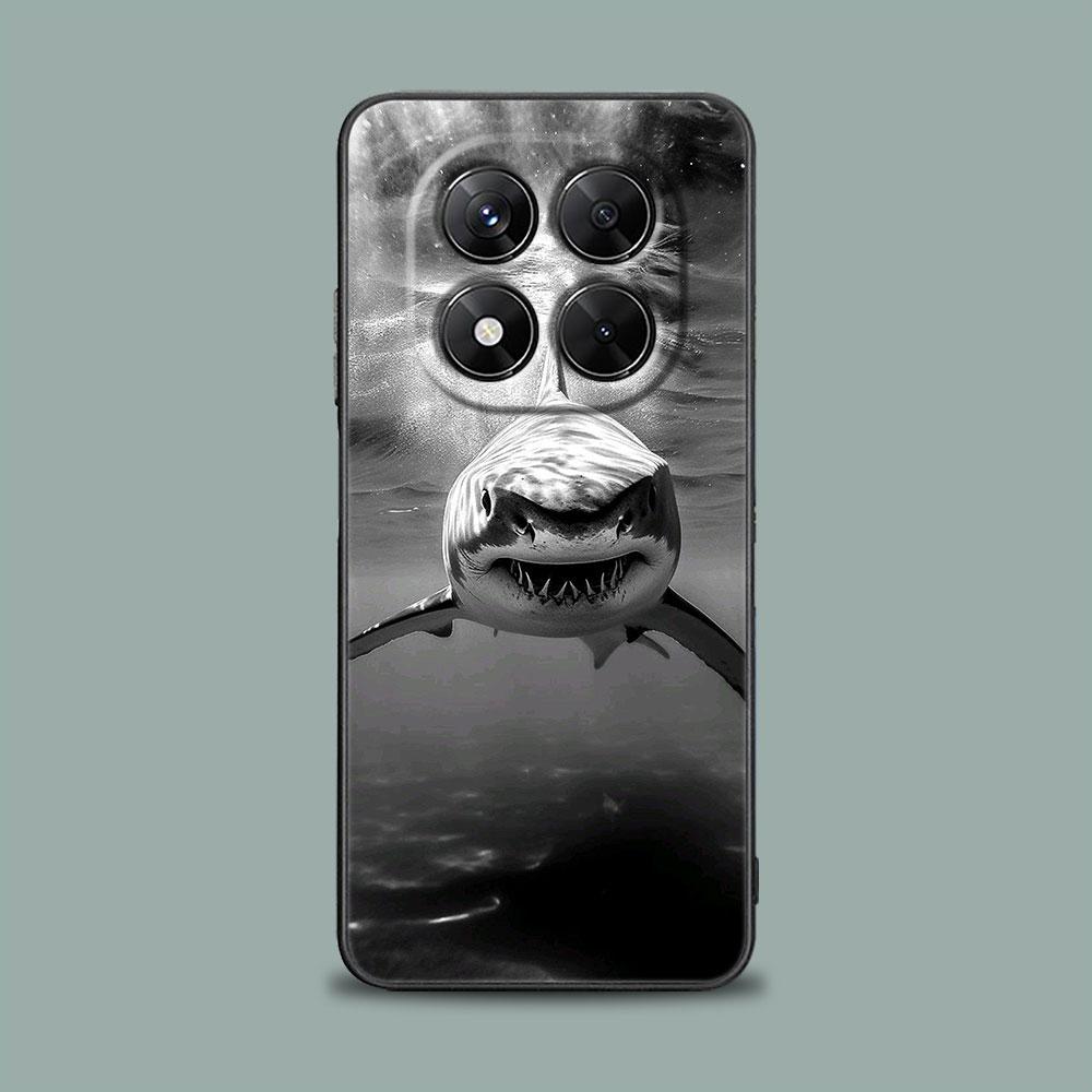 Phone Case for Xiaomi Redmi 15C 14C 12C 13C Redmi Note 15 14 13 12 11 10 Pro Plus 5G 12S Soft Cover Ocean Whale Shark Swimming