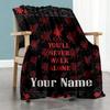 Liverpool Fc Personalized Text Blanket Cozy Personalized Blanket Soft Cozy Throw For Bed Bedding Livingroom Office Four Seasons Universal