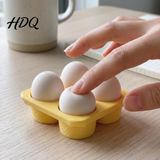 Novelty Holiday Gift 3D Printed Keyboard Fidget Toy Egg Carton Clicker Toy with Clicky Feel Desktop Ornament Keychain for Adults Work Desk Backpack