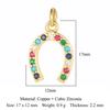 Copper Cubic Zircon Rocking Horse Bicycle Palm Charms Heart Elephant Flamingo Star Bracelet Earring Necklace Pendant