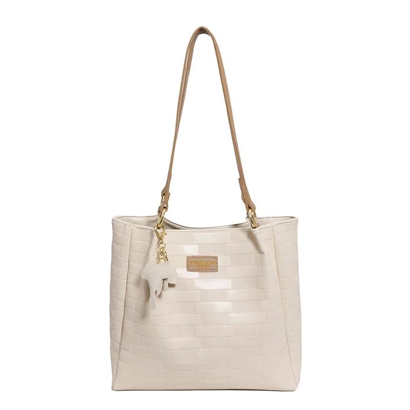 Große Umhängetasche für Damen vielseitige Bürotasche elegant und schlicht