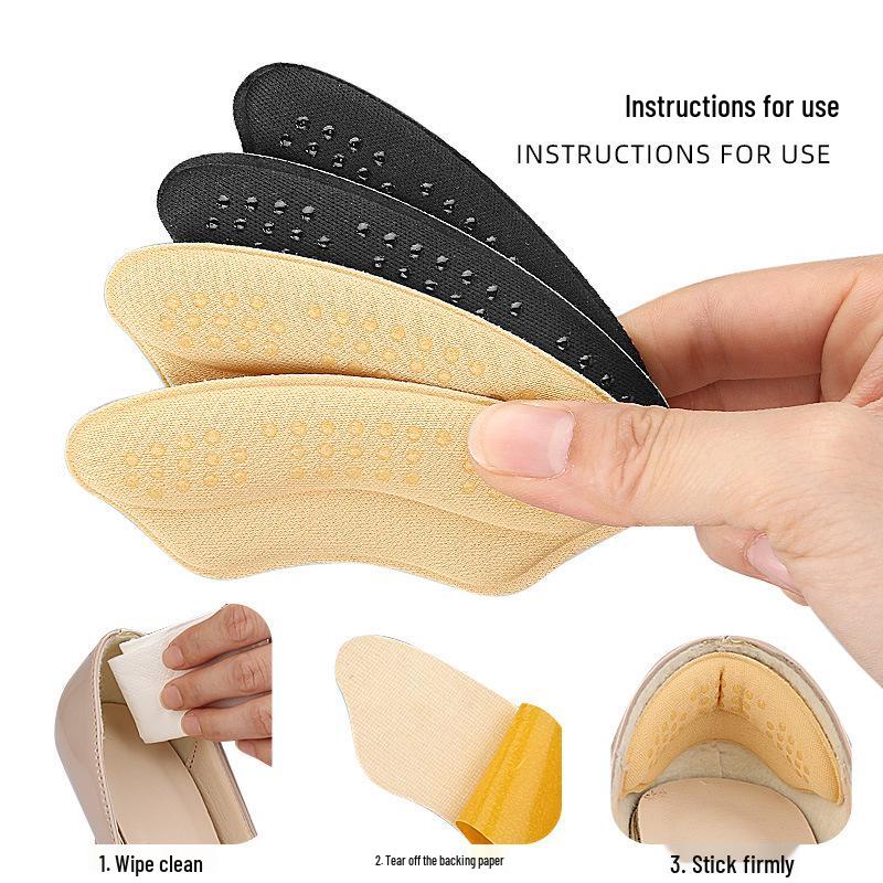 Non-Slip Heel Sticker: Anti-Rubbing, Rebound, and Size-Adjusting Pad for High Heels