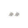 Korean-Style Four-Leaf Clover Stud Earrings - Sweet, Luxurious & Trendy Women's Accessories