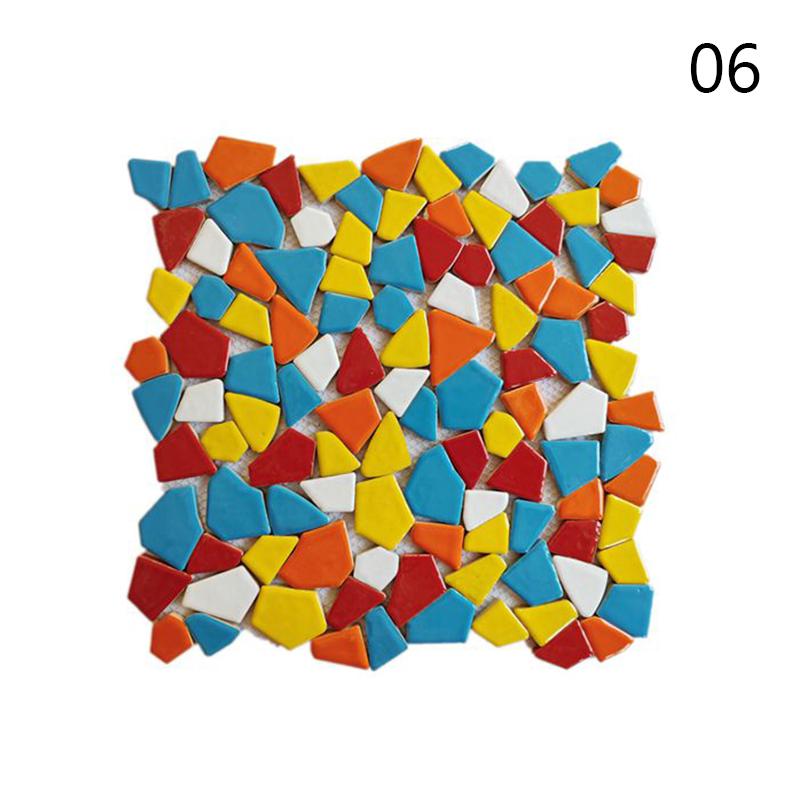 30x30cm Barevné Keramické Štěrkové Mozaikové Dlaždice Horký Pramen Bazén Rybičky Bazénové Fragmenty Toaleta Protiskluzová Dlaždicová Deska Podlaha Stěna Dekorace DIY
