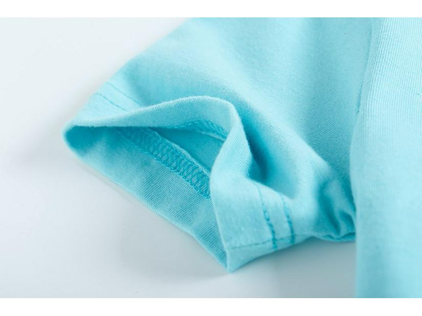 Cotton Lycra Stretch Toddler Pajamas Set – Unisex Summer Home Wear for Babies and Kids