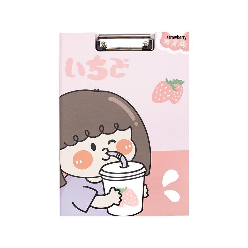 Cute Cartoon A4 Paper Folder - Creative Office Stationery for Students and Document Storage