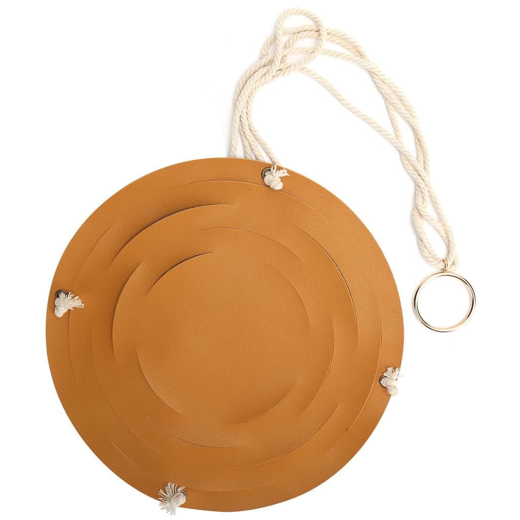 PU Leather Plant Hanger Wall Hanging Planter Shelf Flower Pot Holder Indoor Home Decor YellowS