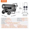 100000Btu Kerosene/Diesel Forced Air Torpedo Space Heater with Thermostat