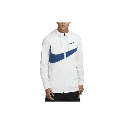 Colorblock Schnelltrocknende Kapuzenjacke mit Reißverschluss Herrenjacke Mountain-White FB8576-121
