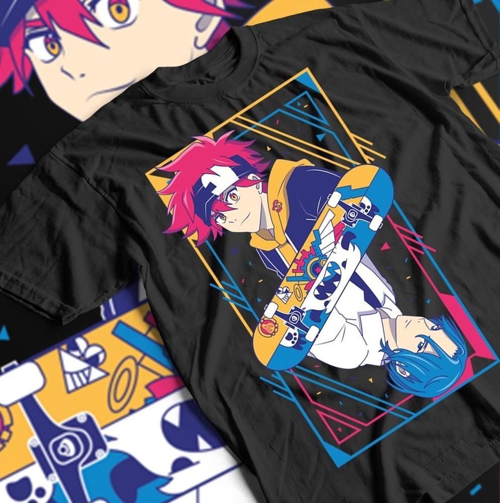 

Sk8 the Infinity Langa and Reki Fist Bump T-Shirt, Anime Skateboarding Tee, XL