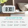 LED Digital Alarm Clock Backlight Data Time Calendar Desktop Multifunction Electronic Backlight Table Clock
