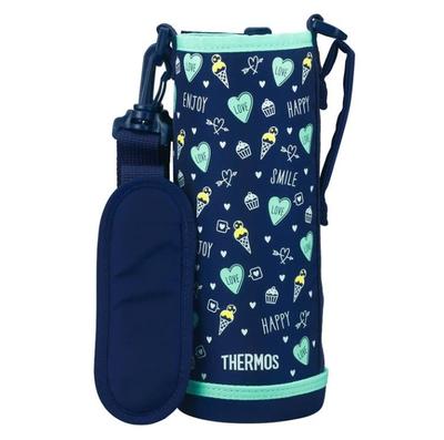 Thermos Replacement Bottle with Handy Navy Green 2-Way FJJ-1001WF Pouch, (NVGR)