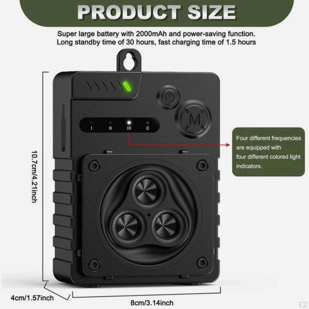 Dog Barking Stop Ultrasonic Control Outdoor Anti Bark Device Repeller Silencer