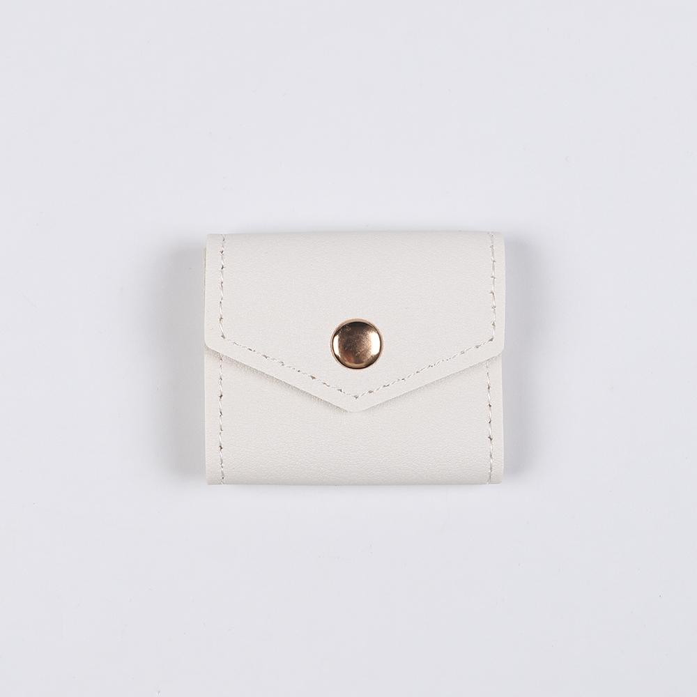 Mini Jewelry Bag with Buckle Travel Foldable Jewelry Organizer Pouch for Rings Earrings Bracelets Necklaces