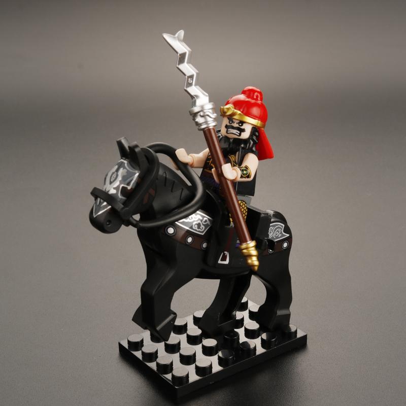 Drei Königreiche Xiaoxia Romance Soldat Zusammengebautes Spielzeug Bausteine Ma Guanyu Figur Junge Puzzle Macht Kleines Geschenk