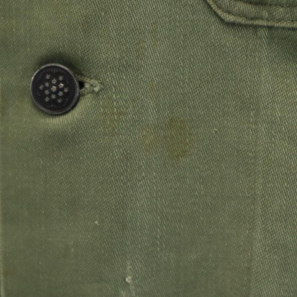 FRUIT OF THE LOOM 60s Vintage 13 Button Long sleeve Military shirt M Men's Used