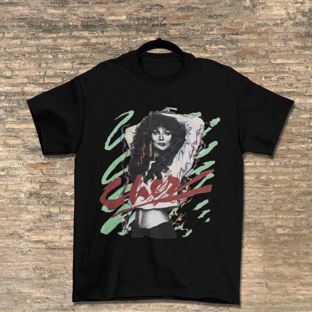 

Vintage 90s Graphic Cher Heart of Stone Music Tour Crewneck Unisex TShirt Unisex T-Shirt S