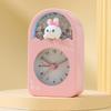 Mini Ins Style Desktop Clock Cute Cartoon Figure Silent Movement Wear-Resistant Case Anti-Drop Alarm Desk Clock for Kids