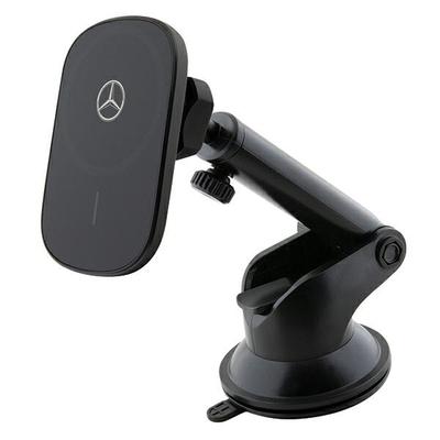 Induktiver Halter für Lüftungsgitter Mercedes 15W MagSafe Silber Schwarz