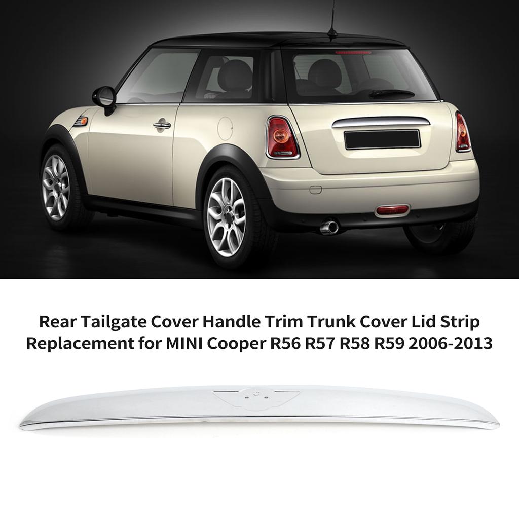 Capac Portbagaj Spate Mâner Ornament Bandă Capac Portbagaj Înlocuire pentru MINI Cooper R56 R57 R58 R59