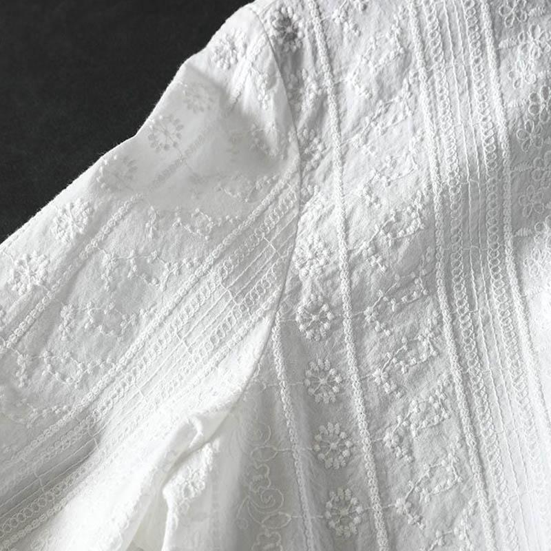 Shirt for Women Summer Oversize Cotton Loose Casual Long Sleeve Soft Loose Shirt Top