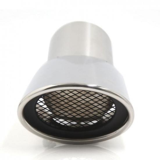 Stainless Steel 75mm / 3" Inlet Slant Cut Car Exhaust Muffler Tip Tail Pipe