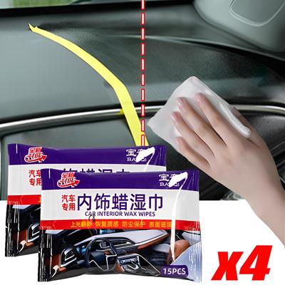 Toallitas libres para lavado de coche, toallitas multifuncionales para limpieza de vidrio y cuero, para salpicadero y asiento, eliminación de manchas desechables, limpieza de película de aceite